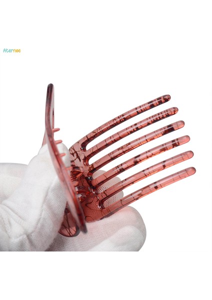 Iş Nişan Partisi Için Zarif Saç Klipleri Gündelik Headdress Modası Açık Kırmızı (Yurt Dışından)