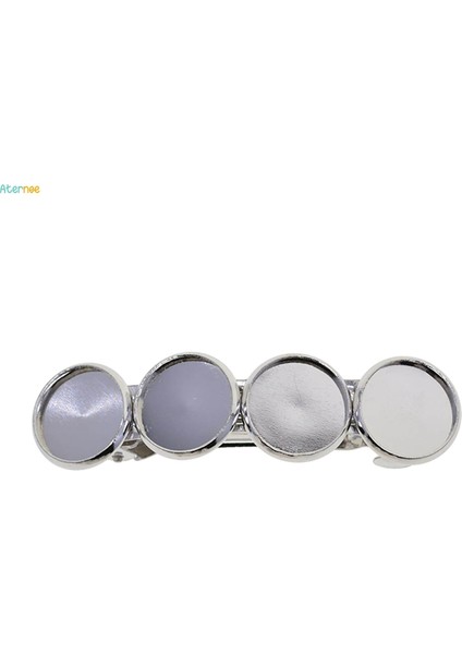 5x Metal Saç Klipleri 12MM Moda Tokalar Çerçeve Tepsisi Hediye Için Günlük Beyaz (Yurt Dışından) fırsatları