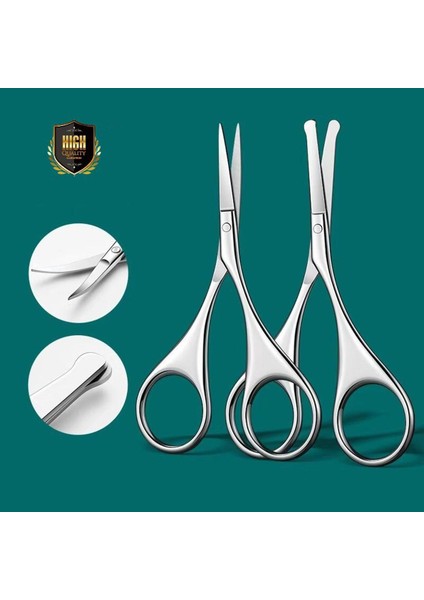 Kaş Makası ve Burun Saç Makası Premium Yüz Saç Makası Kadınlar ve Erkekler Için Keskin Tırnak Tırnak Eti Bakım Makası (Yurt Dışından)