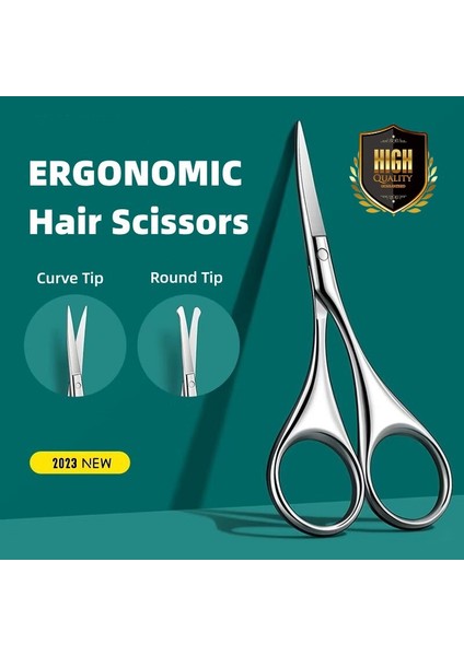 Kaş Makası ve Burun Saç Makası Premium Yüz Saç Makası Kadınlar ve Erkekler Için Keskin Tırnak Tırnak Eti Bakım Makası (Yurt Dışından) fırsatları