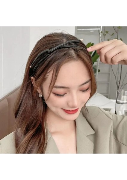 Adet Kızlar Tasarımcı Deri Saç Halat Scrunchies Ins Uzun Tel Saç Bağları Örgülü Kafa Bandı At Kuyruğu Tutucu Kadın Aksesuarları Için (Yurt Dışından) modelleri