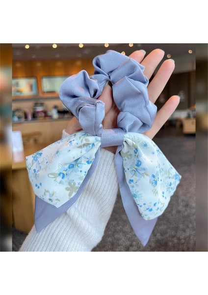 Ipek Scrunchie Elastik Saç Yay Bağları Kadın Tavşan Kulaklar Renkli Saç Bandı At Kuyruğu Tutucu Kafa Bandı Kızlar Saç Aksesuarları (Yurt Dışından) fırsatları