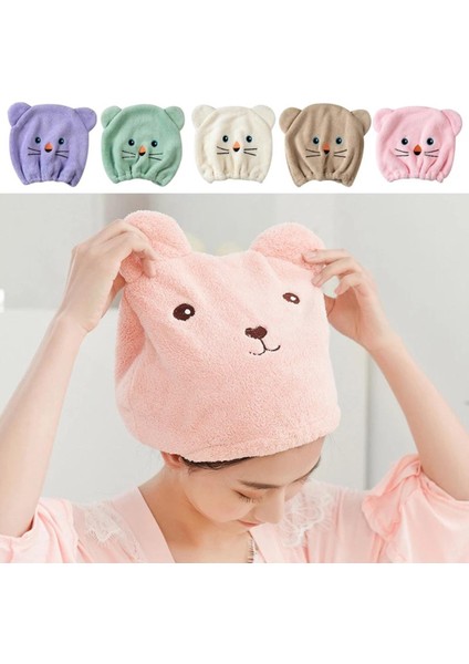 2022 Yenı Iyi Higroskopiklik ve Nefes Alabilirlik Mikrofiber Saç Türban Çabuk Kuruyan Saç Şapka Sarılmış Havlu Kap Havlu (Yurt Dışından)