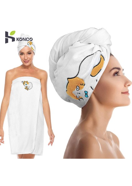 Mikrofiber Havlu Saç Havlusu Emici Çabuk Kuruyan Banyo Havlusu Kadınlar Için Yetişkin Spa Banyo Havlusu Vücut Wrap Banyo Etek Saç Kurutma Kapağı (Yurt Dışından)
