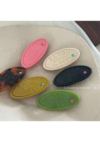 Yeni Tatlı Harfler Saç Klipleri Asetat Kristal Geometrik Tokalarım Düz Renk Tokalar Kore Ins Kadın Aksesuarları Yan Iğneler (Yurt Dışından) fırsatları