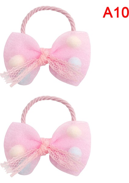 Kızlar Için 2x Yaylar Saç Kravatlar Elastik Çocuklar Saç Bantları Sahipleri Parlaklık Şapkalar (Yurt Dışından) modelleri