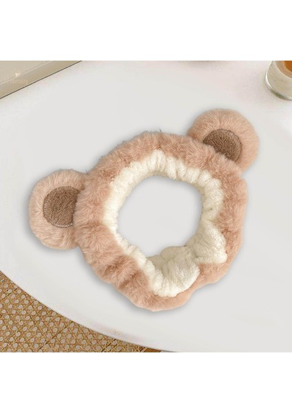 Kızlar Için Polar Peluş Kafa Bandı Spa Saç Bandı Cilt Bakımı Makyaj Haki (Yurt Dışından) modelleri