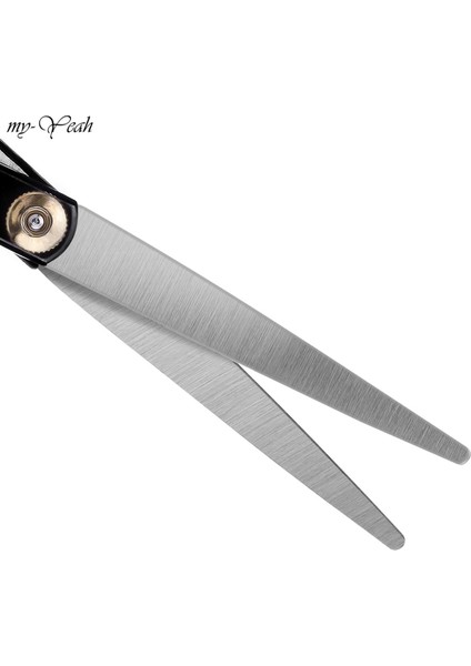 Myyeah Siyah Profesyonel 6 Inç Paslanmaz Çelik Ayarlanabilir Inceltme Makas Kesme Makası Berber Şekillendirici Seti Kuaförlük Seti (Yurt Dışından) indirimleri