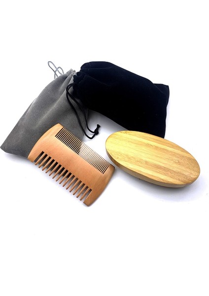 Doğal Taraklar Sakal Çevre Dostu Tıraş Fırçası Sakal Tarak Seti Erkekler Için Sakal Bıyık Onarım Seti Kıl Saç Profesyonel (Yurt Dışından) fiyatları