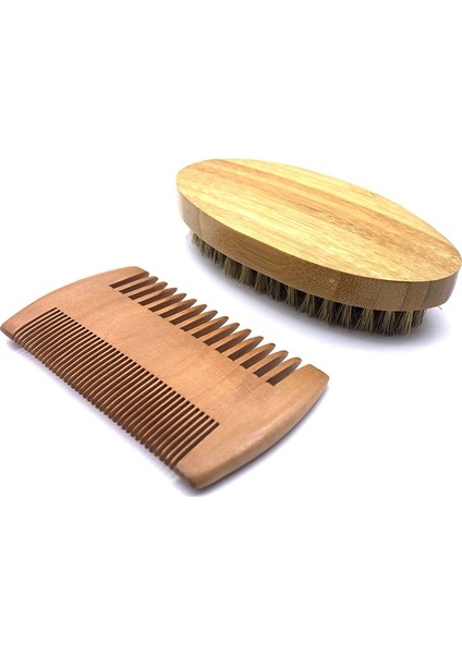 Doğal Taraklar Sakal Çevre Dostu Tıraş Fırçası Sakal Tarak Seti Erkekler Için Sakal Bıyık Onarım Seti Kıl Saç Profesyonel (Yurt Dışından) modelleri