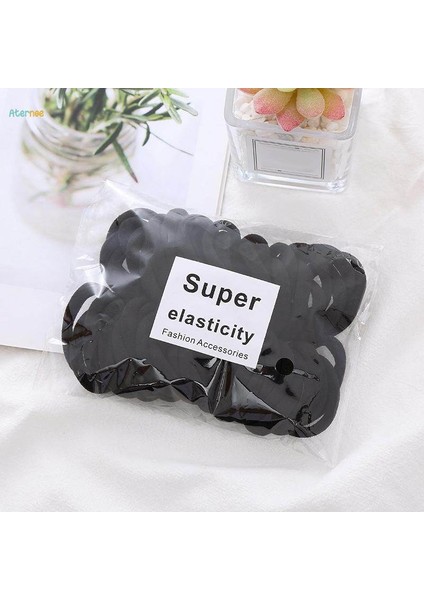 Gençler Için 50X Saç Bağları Sorunsuz Yumuşak Saç Scrunchies Çocuk Saç Aksesuarları Stil E (Yurt Dışından) modelleri