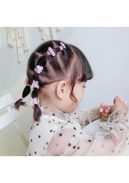 10 Adet/takım Çocuk Lastik Bant Saçlara Zarar Vermez Elastik Iyi Kız Bebek Kafa Halat Küçük Saç Cıvıltı Scrunchies Headdress (Yurt Dışından) fırsatları