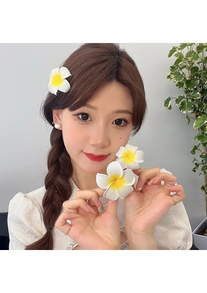 10 Adet Kadın Yumurta Çiçek Tokası Bohemia Kızlar Sarı Çiçek Saç Klipleri Kadın Kızlar Tokalar Plaj Düğün Parti Saç Aksesuarları (Yurt Dışından) fiyatları