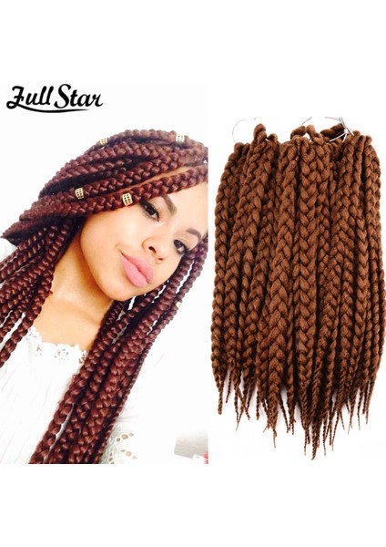 Tam Yıldız Kutu Örgüler Sentetik Saç 12 (Yurt Dışından) modelleri