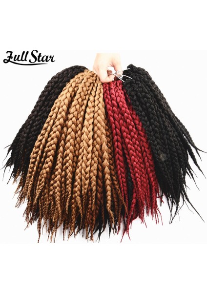 Tam Yıldız Kutu Örgüler Sentetik Saç 12 (Yurt Dışından) fırsatları