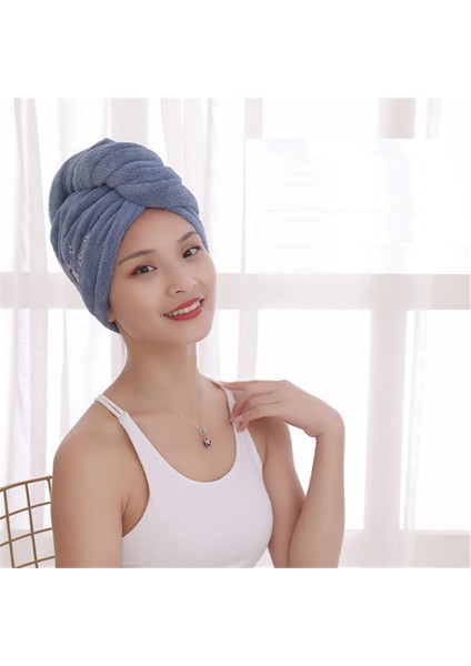 Kızlar Için Saç Kuru Havlular Banyo Duş Başlığı Mikrofiber Havlular Kuru Saçlar Için Hızlı Kuru Saçlar Türban Havlular Kabarma Önleyici Kuru Saçlar (Yurt Dışından) fırsatları