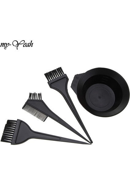 Myyeah 5 Adet/takım Boyama Boyası Tarak Karıştırma Kasesi Fırça Kulaklık Seti Siyah Plastik Saç Rengi Berber Salonu Tonu Kuaförlük Şekillendirici Araçları (Yurt Dışından) fiyatları