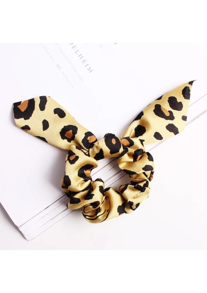 Moda Saç Scrunchies Takı At Kuyruğu Tutucu Kadın Saç Elastik Saç Bantları Kız Eşarp Papyon Saç Aksesuarları (Yurt Dışından) fırsatları