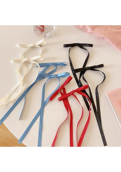 Adet Şeker Uzun Yay Tokalar Kadınlar Vintage Şerit Püskül Ilmek Saç Tokası Trend Tatlı Saç Örgü Tokalarım Şapkalar Aksesuarları (Yurt Dışından) fırsatları