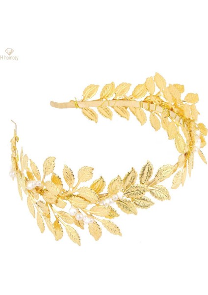 Barok Yapraklı Saç Bandı Taç Gelin Aksesuarları (Yurt Dışından) fiyatları