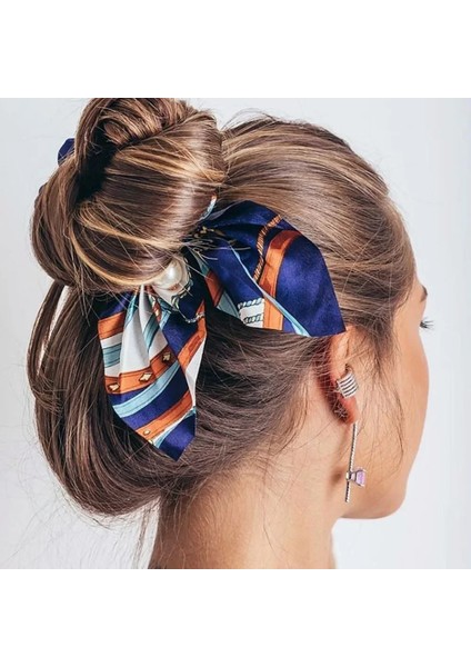 Adet/grup Kadın Kızlar Şifon Ilmek Ipek Saç Scrunchies Seti Inci At Kuyruğu Kafa Bandı Saç Halat Kafa Bandı Kızlar Saç Aksesuarları (Yurt Dışından) fiyatları
