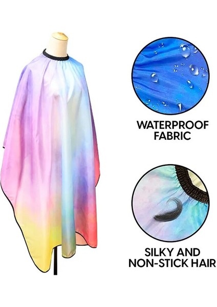 Yeni Stil Saç Kesme Bezi Su Geçirmez Perma Anti-Statik Berber Yetişkin Ev Kuaför 2023 (Yurt Dışından) modelleri