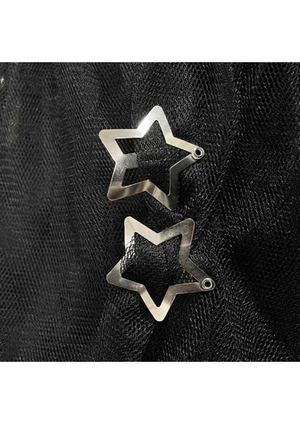 1/10 Adet Gümüş Yıldız Bb Saç Tokaları Kadın Grils Sevimli Metal Yıldız Saç Klipleri Yan Tokalarım Saç Kavrama Y2K Saç Aksesuarları Şapkalar (Yurt Dışından) indirimleri