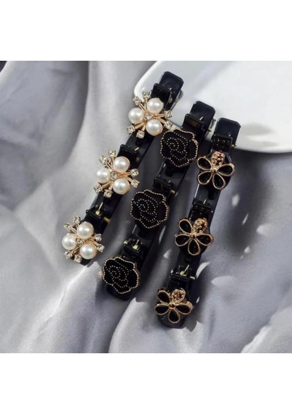 Akrilik Kristal Çiçekler Saç Tokası Firkete Kadın Kızlar Için Rhinestones Patlama Yan Tokalarım Örgü Şapkalar Saç Aksesuarları (Yurt Dışından) fırsatları