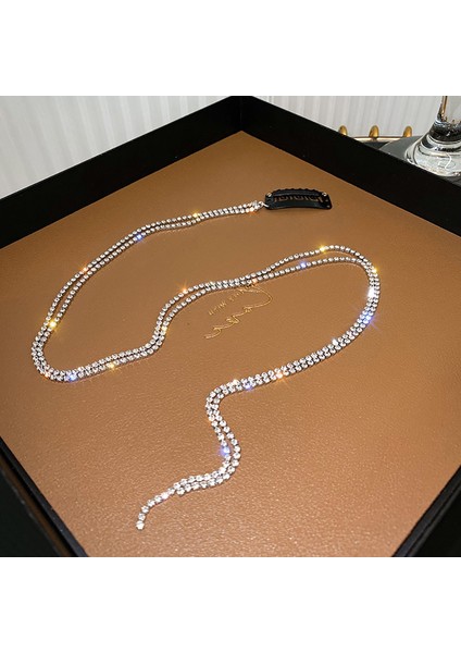 Kadınlar Için Tam Taklidi Uzun Püskül Kristal Saç Tokası Düğün Parti Saç Klipleri (Yurt Dışından) modelleri