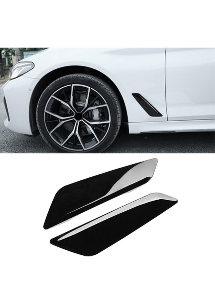 Araba Tasarımı Yan Kanat Hava Akışı Giriş Kapağı Trim Dekor Kaput Bmw 5 Serisi G30 G31 2018-2022 Parlak Siyah (Yurt Dışından) fırsatları