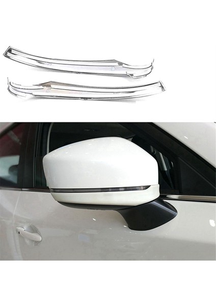 Araba Krom Dikiz Aynası Şerit Kapağı Süs Çerçevesi Mazda Cx-5 Cx5 Kf Cx-8 Cx8 2017-2023 (Yurt Dışından)