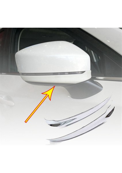 Araba Krom Dikiz Aynası Şerit Kapağı Süs Çerçevesi Mazda Cx-5 Cx5 Kf Cx-8 Cx8 2017-2023 (Yurt Dışından)
