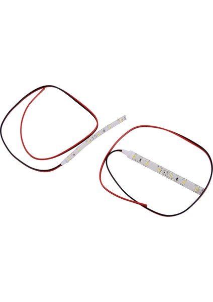 2X 10 Cm 12 V Beyaz 6 Led 5630 Smd Şerit Işıklar Araba Tekne Motorlu Van Su Geçirmez (Yurt Dışından)