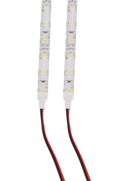 2X 10 Cm 12 V Beyaz 6 Led 5630 Smd Şerit Işıklar Araba Tekne Motorlu Van Su Geçirmez (Yurt Dışından)
