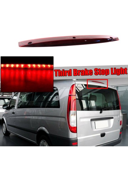 Yüksek Monte 3Rd Fren Stop Lambası Işık Mercedes Benz Vito Viano W639 A6398200056 Için Fit (Yurt Dışından)