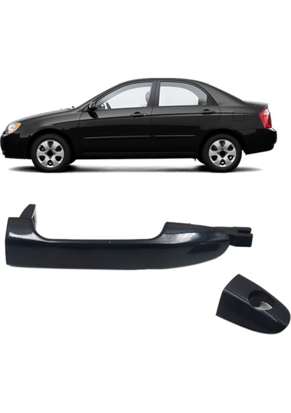 4 Adet Ön Arka Sol Sağ Dış Kapı Kolu Kia Spectra Spectra5 Cerato 04-09 82650-2F000 83650-2F000 (Yurt Dışından)