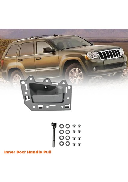 Yolcu Sağ Ön Iç Kapı Kolu Takımı Ve Parçaları 82139 1Jv461J3Aa Jeep Grand Cherokee 2005-2011 Lhd Için (Yurt Dışından)
