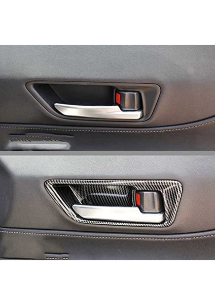4 Adet/Grup Maun Araba Kapı Kolu Bardak Kase Toyota Harrier Venza Xu80 2020 2021 2022 Iç Kapı Kolu Kase Kapağı Rhd (Yurt Dışından)