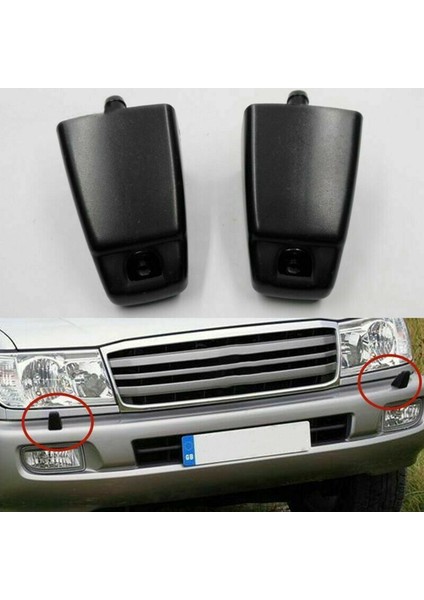 2 Adet/Takım Ön Taraf Far Yıkama Meme Jeti Toyota Land Cruıser 100 Serisi/Lexus Lx470 1998-2007 85044-60060 (Yurt Dışından)