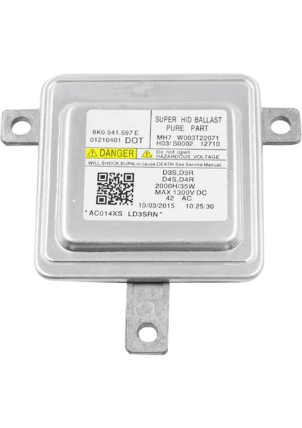 Yeni 8K0941597E 8K0941597 8K0941597C Xenon Far Ballast Audi A1 A3 A4 A5 A6 A7 A8 Q3 Q5 Q7 Vw Cc (Yurt Dışından)