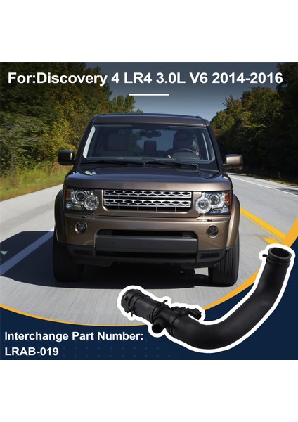 Lr050855 Land Rover Discovery 4 Lr4 3.0L V6 Için Araba Radyatör Soğutma Hortumu 2014-2016 Radyatör Su Borusu Alt Hortumu (Yurt Dışından)