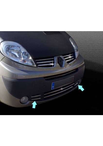 Ön Tampon Çıtası Krom 6 Parça Trafic Van 2010-2014 Arası Modeller Için fiyatları