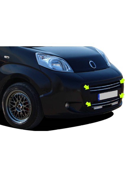 Ön Tampon Çıtası Krom 4 Parça Fiorino Mini Van Mpv 2007 ve Sonrası Modeller Için modelleri