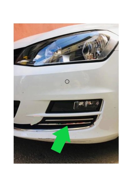 Sis Far Çıtası Alt Krom 4 Parça Golf Hb 5d 2013 ve Sonrası Modeller Için