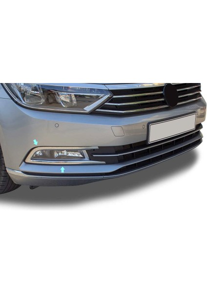 Sis Far Çerçevesi Krom 2 Parça Passat B8 Sd 2015-2019 Arası Modeller Için