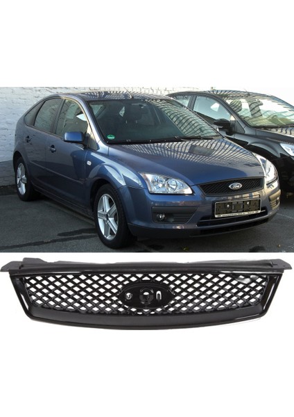 ford Focus 2004-2007 Ön Panjur Parlak Siyah (Pıano Black) Mk2