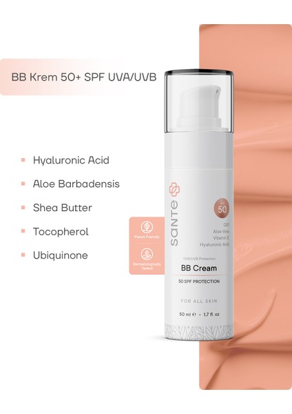 Cilt Tonu Eşitleyici ve Leke Karşıtı Cilt Tonuna Uyum Sağlayan BB Krem SPF 50+ 50 ML fırsatları