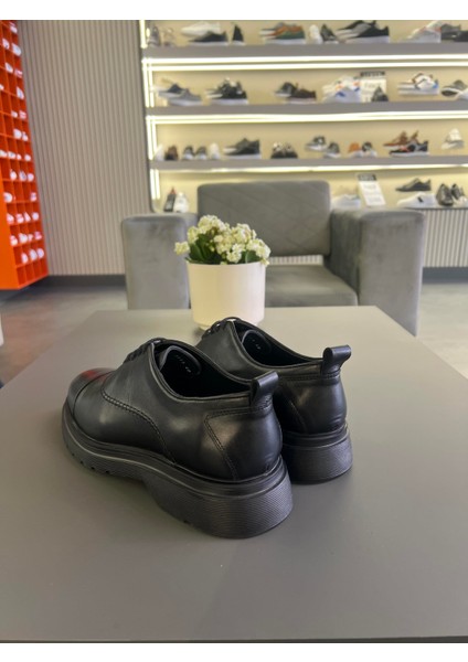 LFR-3413 Deri Merdane Ayakkabı Siyah modelleri