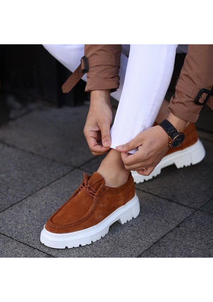 Serhat Özköroğlu-Taba Süet Ayakkabı Taba modelleri