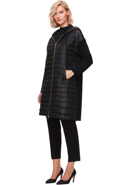 Siyah Kolları Triko Mont T25K-8017 fiyatları